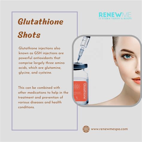 Glutathione Injections and Supplements Benefits .
